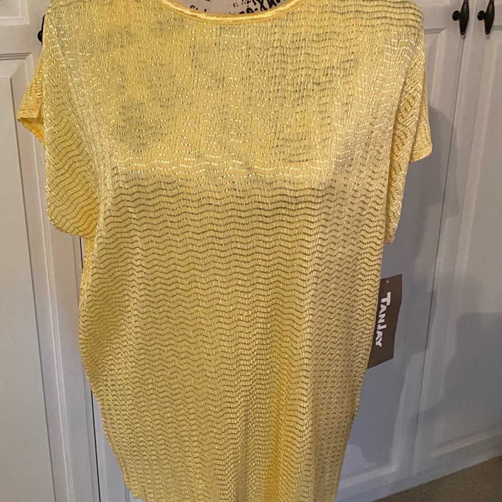 NWT TanJay Yellow Top